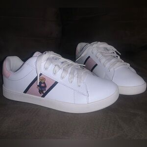 Women’s Ralph Lauren leather sneakers